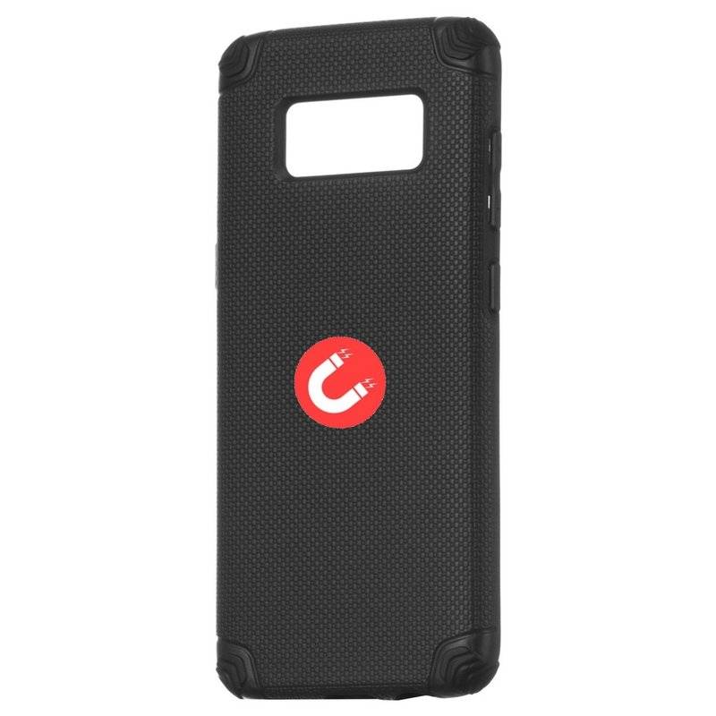 Huawei P20 Lite Silikon Hülle Magnetisch Hard Case Schwarz