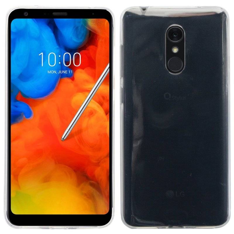 LG Q Stylus Silikon Hülle Cover Case Transparent