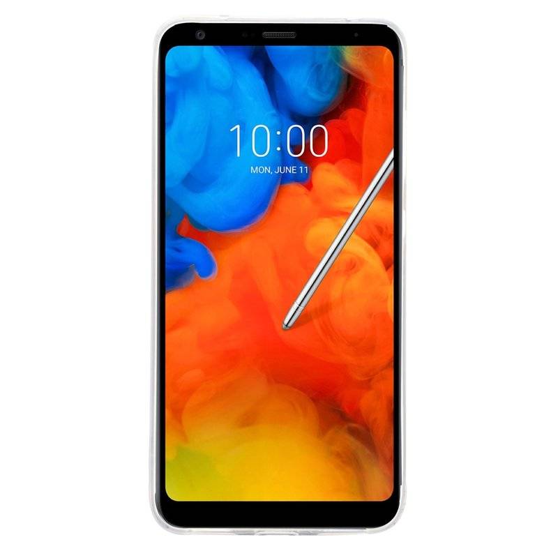 LG Q Stylus Silikon Hülle Cover Case Transparent
