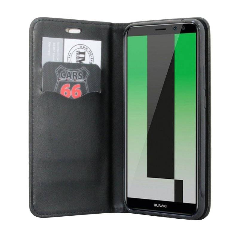 Huawei Mate 20 Lite Tasche Flip Case Handy Schutzhülle Schwarz