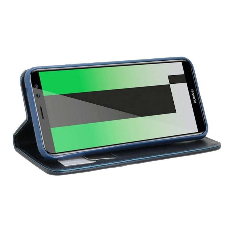 Huawei Mate 20 Lite Tasche Flip Case Handy Schutzhülle Blau