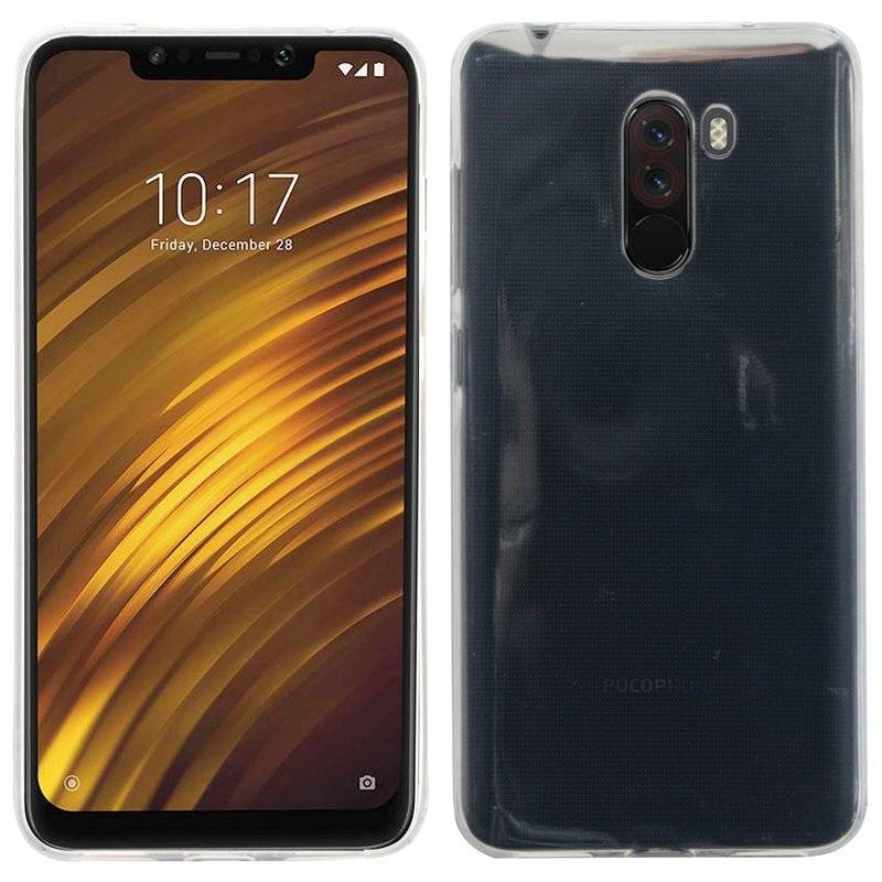 Xiaomi PocoPhone F1 Handy Silikon Schutzhülle Cover Case Transparent