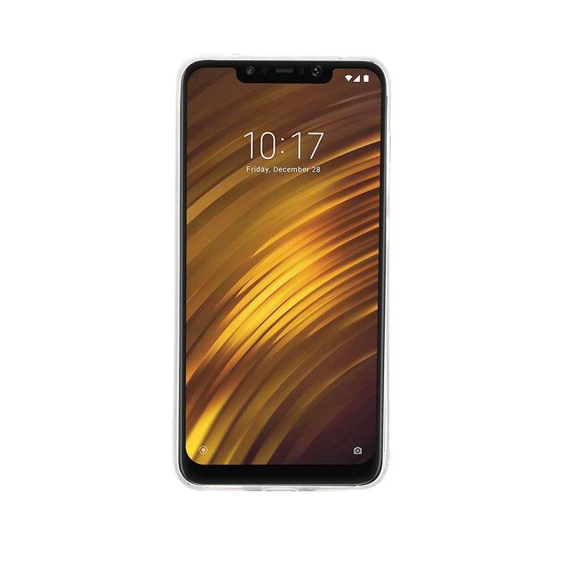 Xiaomi PocoPhone F1 Handy Silikon Schutzhülle Cover Case Transparent
