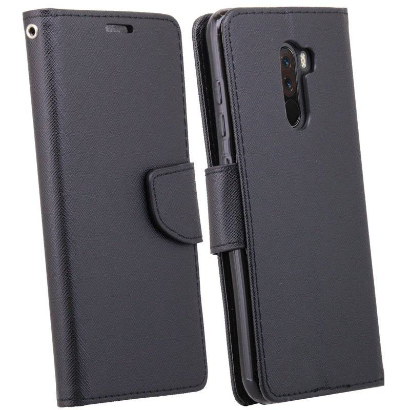 Xiaomi PocoPhone F1 Tasche Flipcase Schutzhülle Schwarz