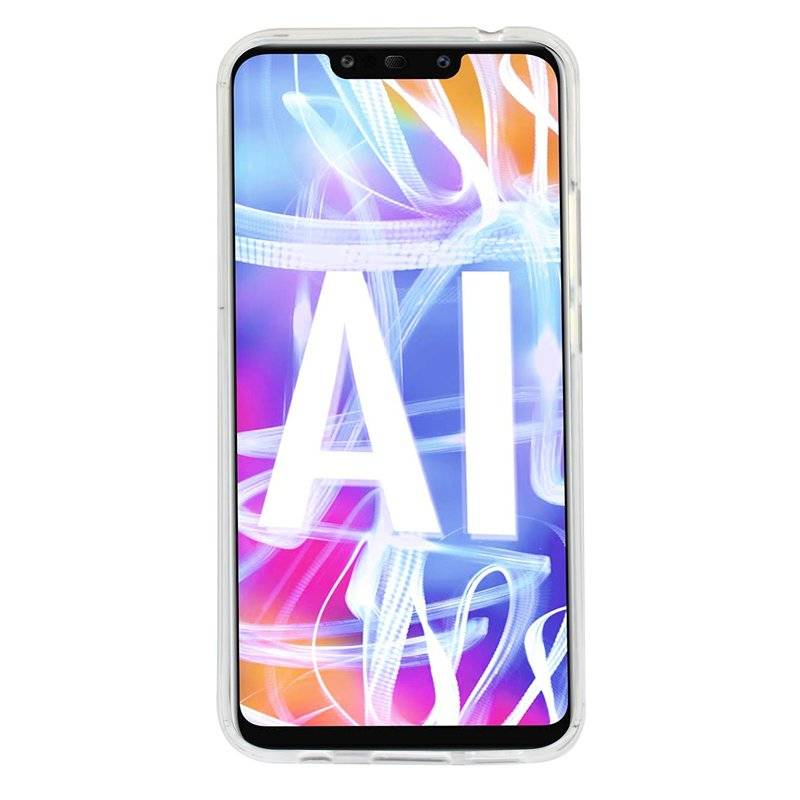 Huawei Mate 20 Lite Silikon Hülle S-Line Cover Case Bumper Transparent