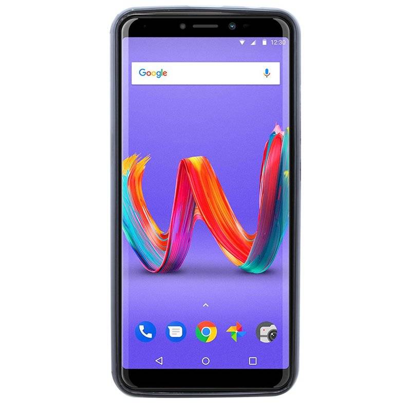 Wiko Harry 2 Silikon Hülle Cover Case Schwarz