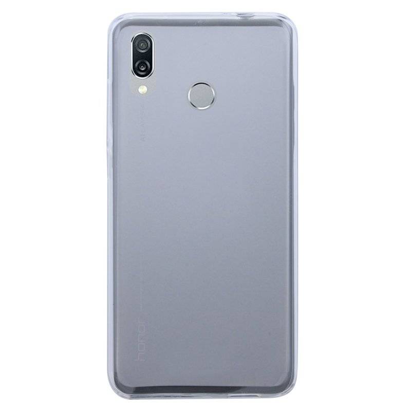 Honor Play Silikon Hülle Schwarz Cover Case Bumper Transparent