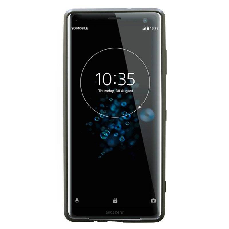 Sony Xperia XZ3 Silikon Hülle Schwarz Cover Case Bumper