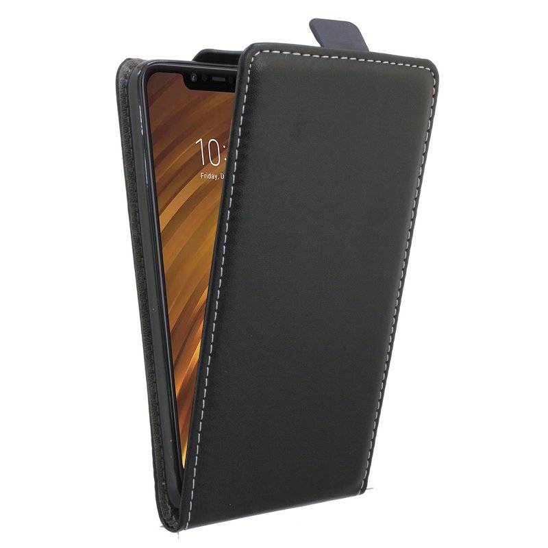 Xiaomi Pocophone F1 Tasche Flip Case Handy Schutzhülle Schwarz