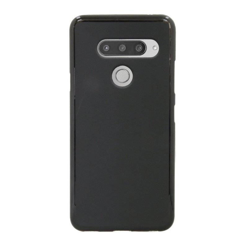 LG V40 ThinQ Handy Silikon Schutzhülle Cover Case Schwarz