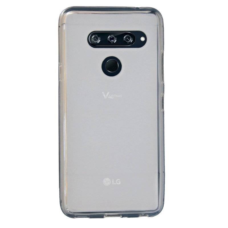 LG V40 ThinQ Silikon Hülle Cover Case Transparent