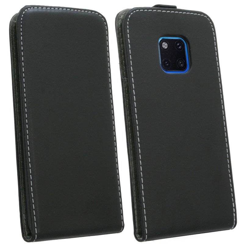 Huawei Mate 20 Pro Tasche Flip Case Schutzhülle Schwarz