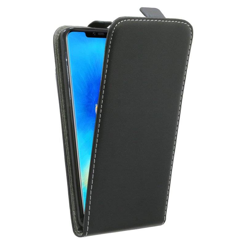 Huawei Mate 20 Pro Tasche Flip Case Schutzhülle Schwarz