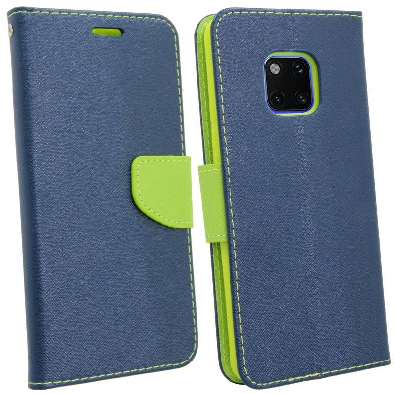 Huawei Mate 20 Pro Tasche Flip Case Schutzhülle Blau