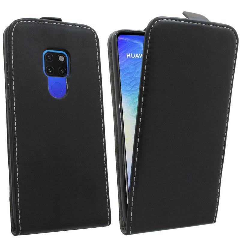 Huawei Mate 20 Tasche Flip Case Schutzhülle Schwarz