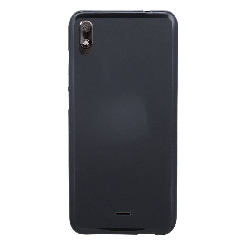 Wiko View 2 Go Silikon Hülle Cover Case Schwarz
