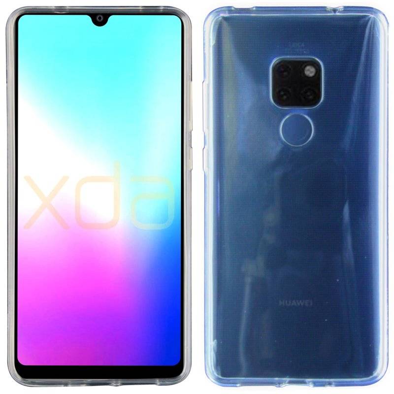 Huawei Mate 20 Silikon Hülle Cover Case Bumper Transparent