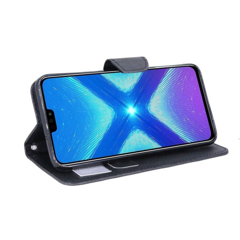 Honor 8X Tasche Flip Case Schutzhülle Schwarz