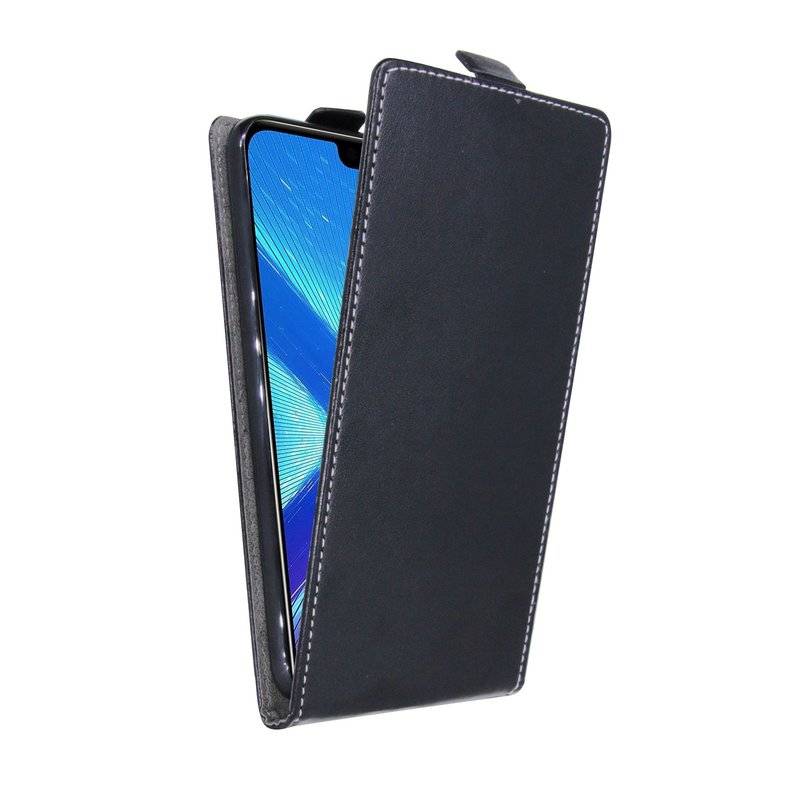 Honor 8X Tasche Flip Case Schutzhülle Schwarz