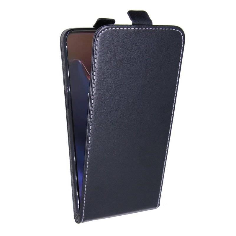 OnePlus 6T Tasche Flip Case Schutzhülle Schwarz