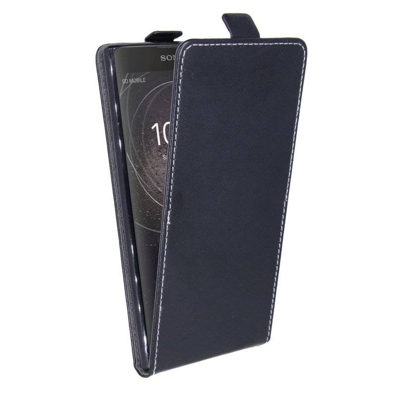 Sony Xperia XA2 Plus Tasche Flip Case Handy Schutzhülle Schwarz