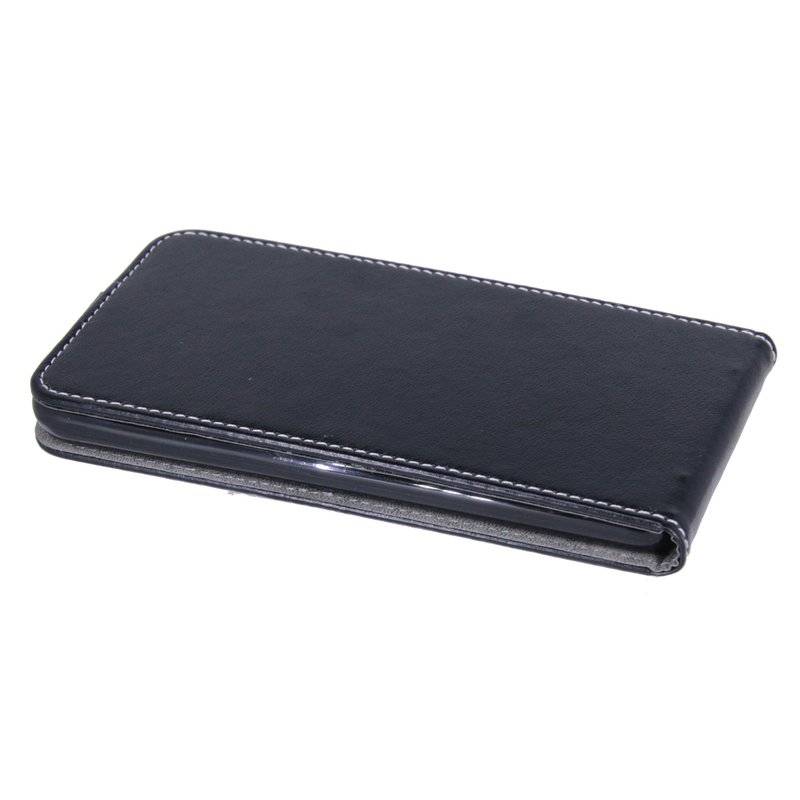 Motorola One Tasche Flip Case Schutzhülle Schwarz