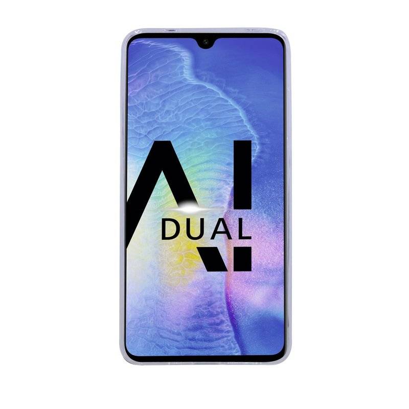 Huawei Mate 20 Silikon Hülle S-Line Cover Case Bumper Transparent