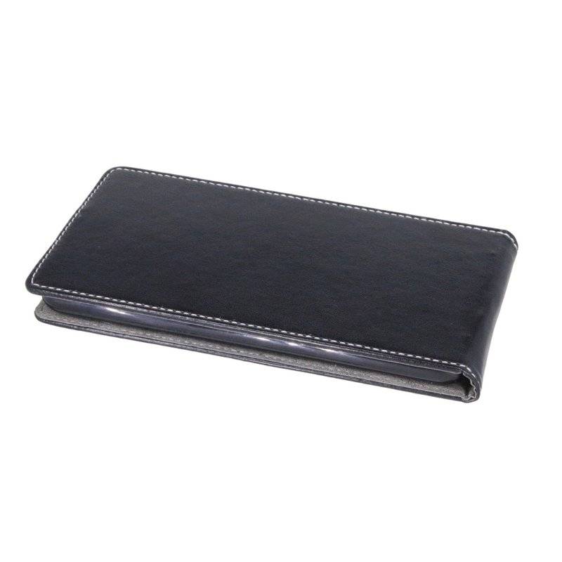 BQ Aquaris C Tasche Flip Case Schutzhülle Schwarz