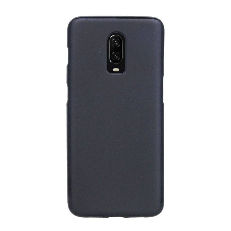 OnePlus 6T Silikon Hülle Cover Case Schwarz