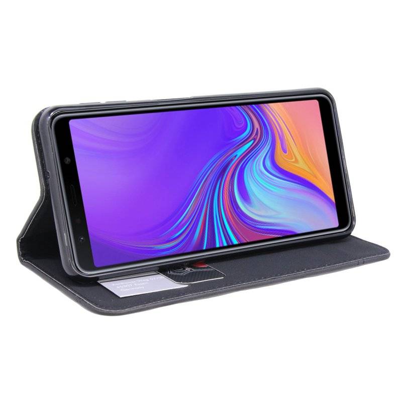 Samsung Galaxy A7 2018 Tasche Flip Case Schutzhülle Schwarz