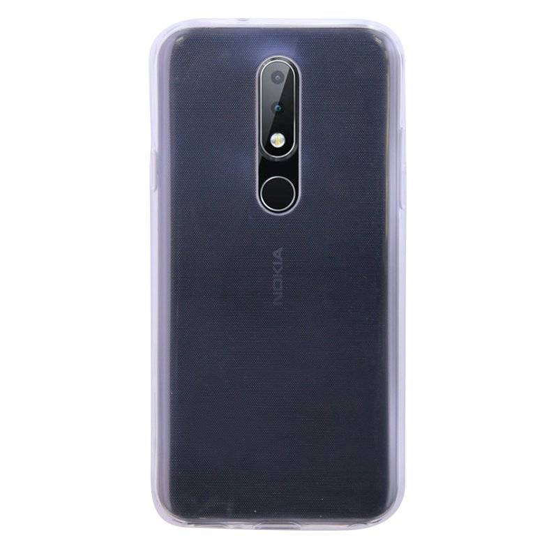 Nokia 5.1 Plus 2018 Silikon Hülle Cover Case Bumper Transparent