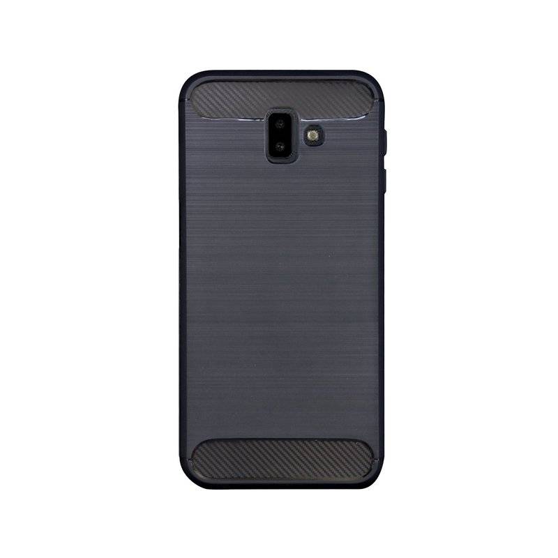 Samsung Galaxy J6+ Plus (J610F) Silikon Hülle Cover Case Bumper Schwarz