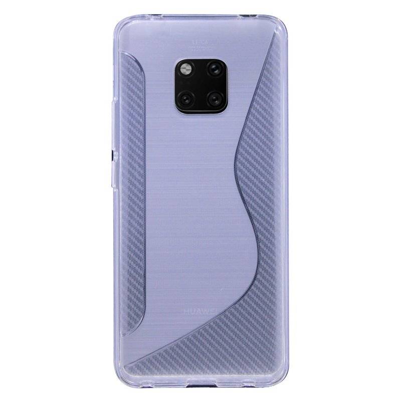 Huawei Mate 20 PRO Silikon Hülle S-Line Cover Case Bumper Transparent