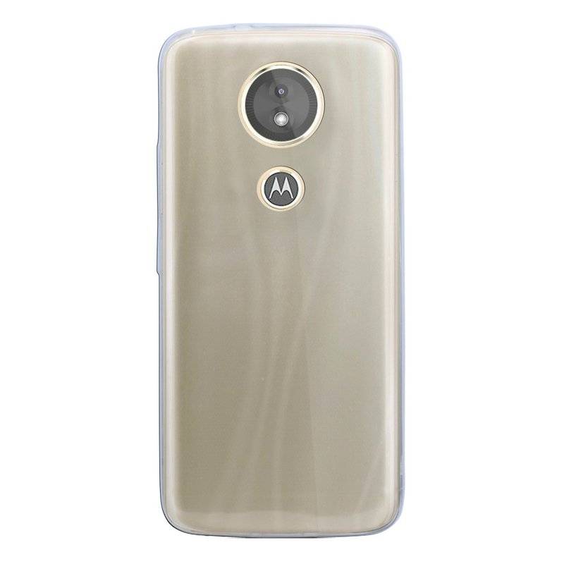 Motorola Moto E5 Play Silikon Hülle Schutz Cover Case Transparent