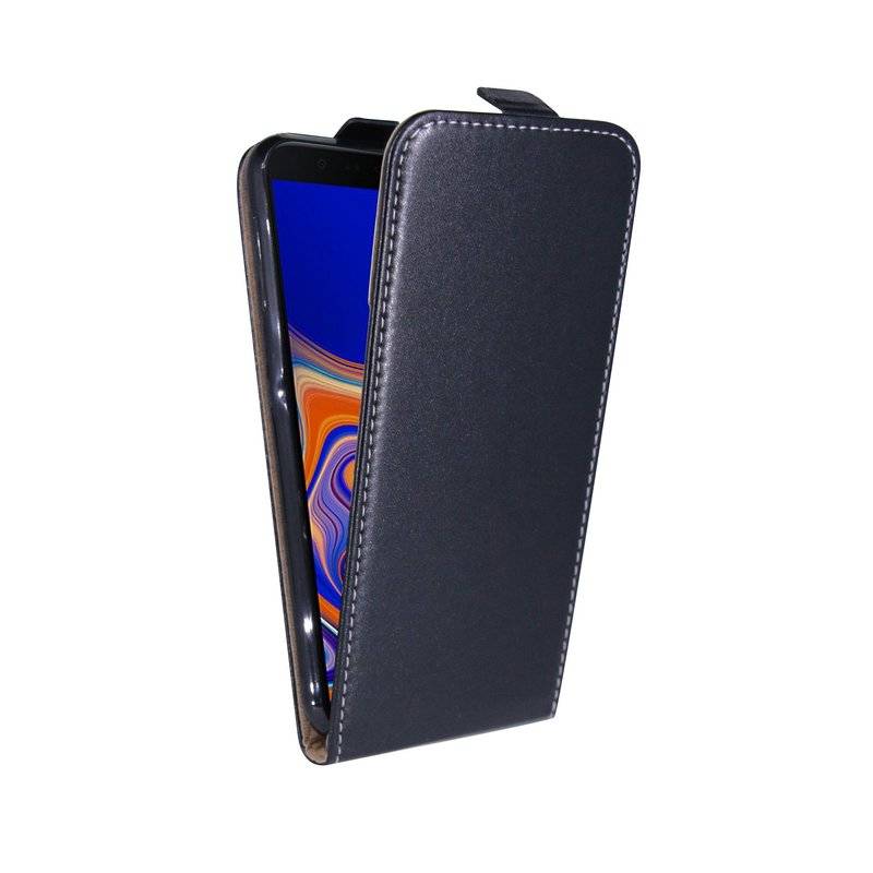 Samsung Galaxy J6+ Plus J610F Tasche Flip Case Handy Hülle Schwarz