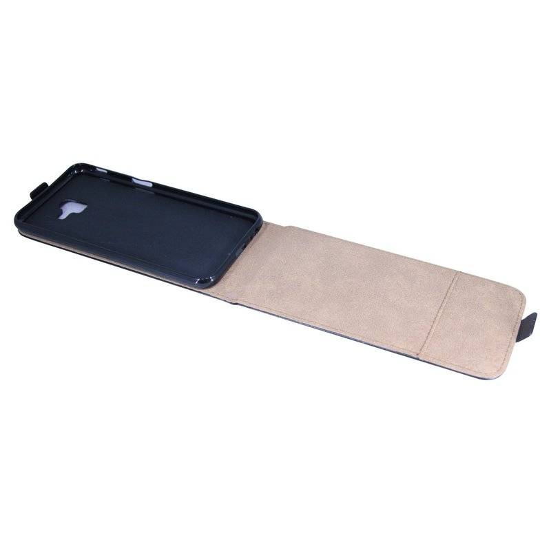 Samsung Galaxy J6+ Plus J610F Tasche Flip Case Handy Hülle Schwarz