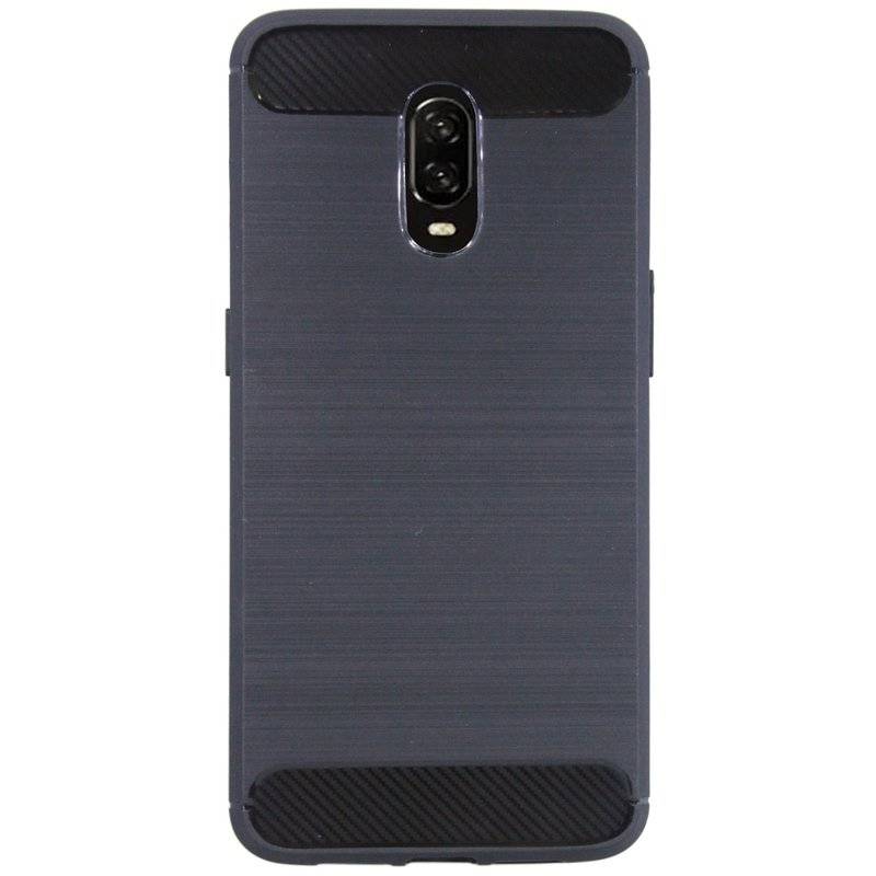 OnePlus 6T Silikon Hülle Cover Case Bumper Schutz Schwarz