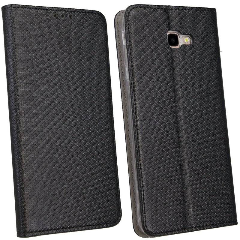 Samsung Galaxy J4+ Plus (J415F) Tasche Flip Case Schutzhülle Schwarz
