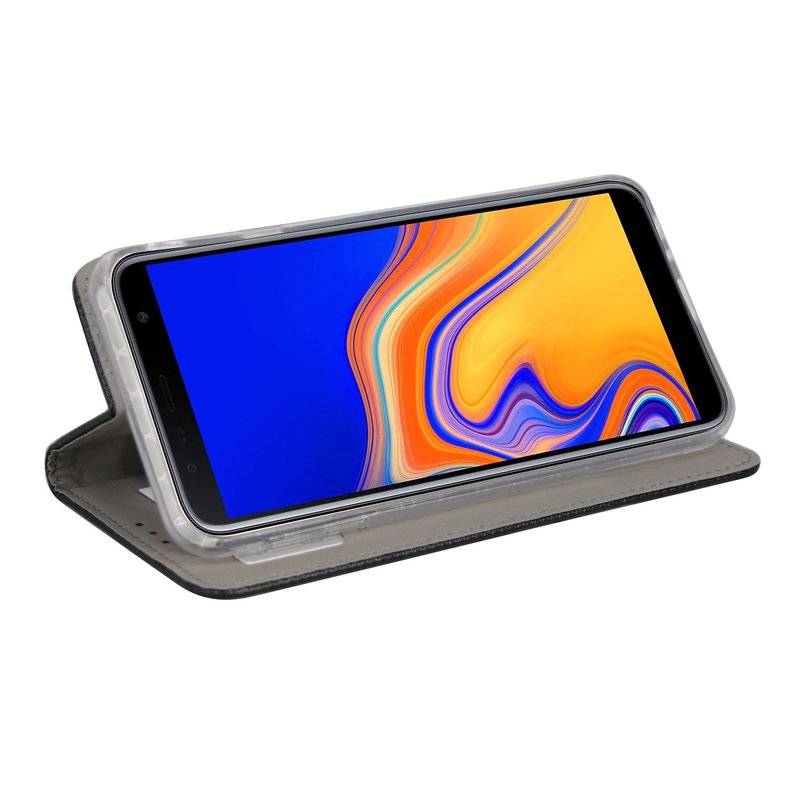 Samsung Galaxy J4+ Plus (J415F) Tasche Flip Case Schutzhülle Schwarz
