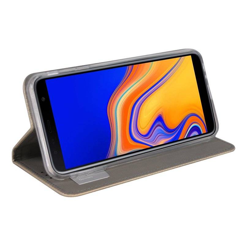 Samsung Galaxy J4+ Plus (J415F) Tasche Flip Case Schutzhülle Gold