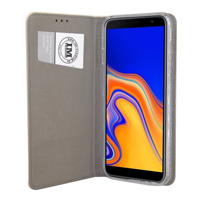 Samsung Galaxy J4+ Plus (J415F) Tasche Flip Case Schutzhülle Gold