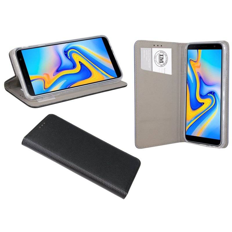 Samsung Galaxy J6+ Plus (J610F) Tasche Flip Case Schutzhülle Schwarz