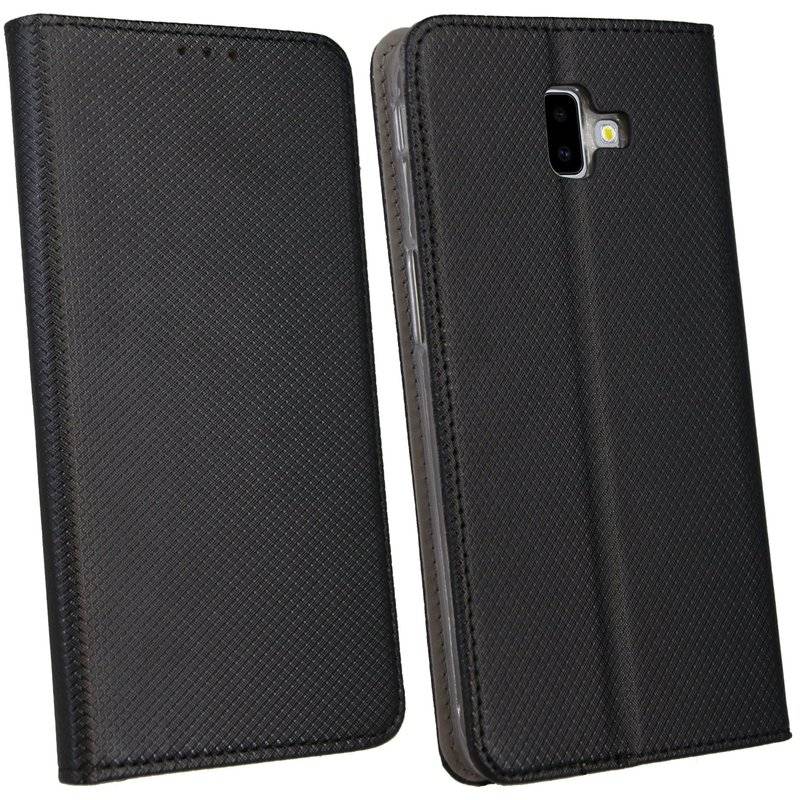 Samsung Galaxy J6+ Plus (J610F) Tasche Flip Case Schutzhülle Schwarz