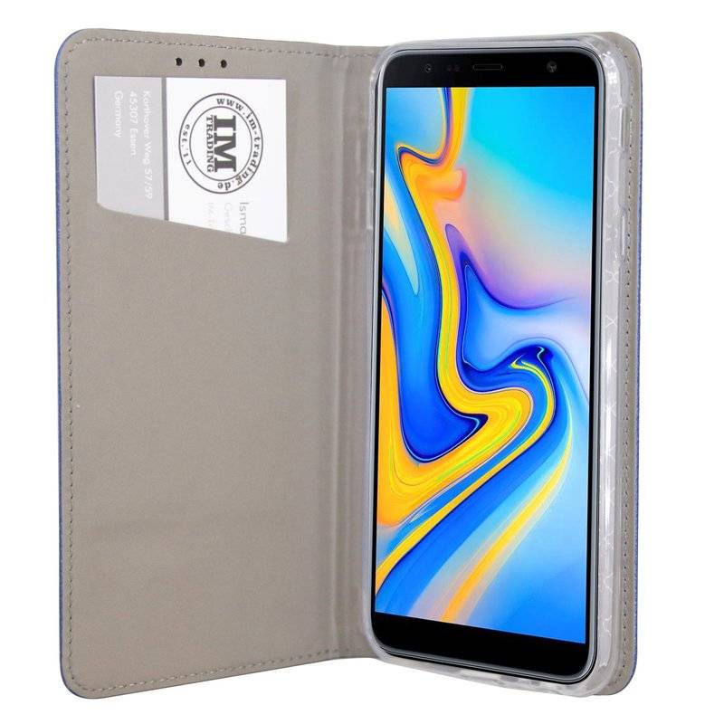 Samsung Galaxy J6+ Plus (J610F) Tasche Flip Case Schutzhülle Schwarz