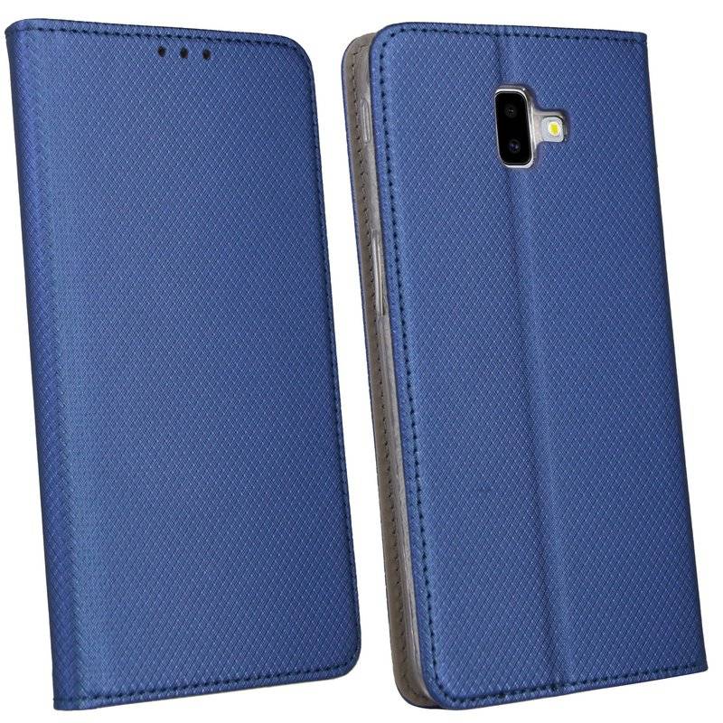 Samsung Galaxy J6+ Plus (J610F) Tasche Flip Case Schutzhülle Blau