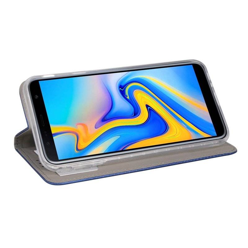 Samsung Galaxy J6+ Plus (J610F) Tasche Flip Case Schutzhülle Blau