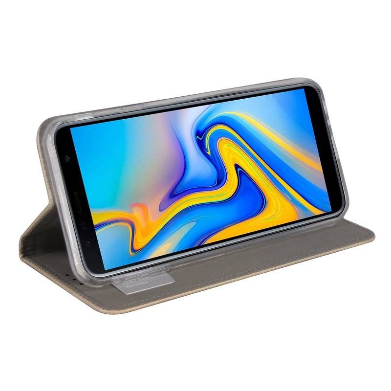 Samsung Galaxy J6+ Plus (J610F) Tasche Flip Case Schutzhülle Gold
