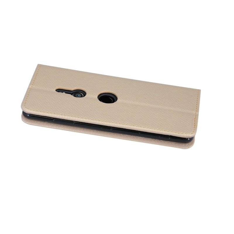 Sony Xperia XZ3 Tasche Hülle Flip Case Smartphone Schutzhülle Gold