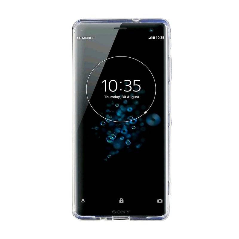 Sony Xperia XZ3 Handy Silikon Schutzhülle Cover Case Transparent