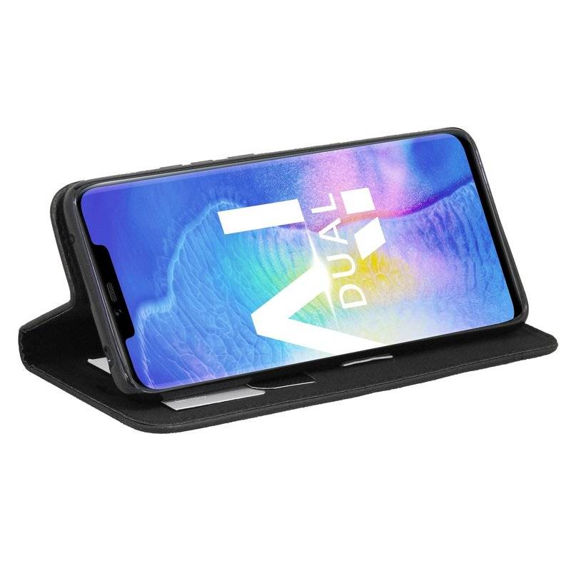 Huawei Mate 20 Pro Tasche Flip Case Schutzhülle Schwarz